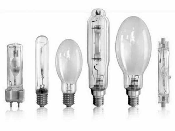 Различные виды газоразрядных ламп