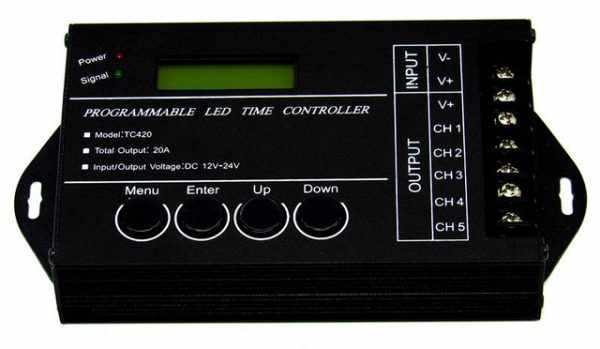 Светодиодный контроллер TC420 для управления освещением аквариума