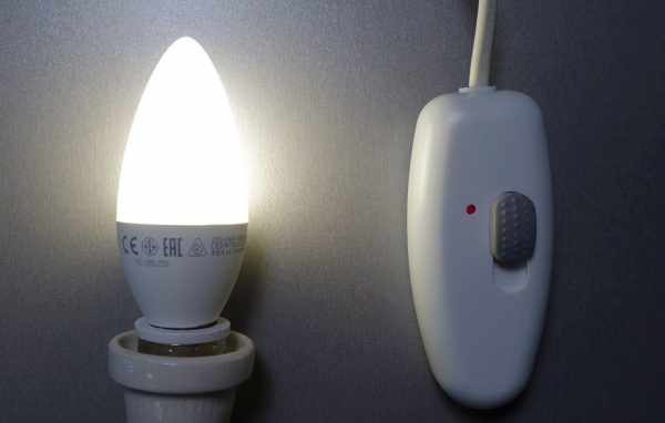 Мигание LED-лампы может быть вызвано диммером