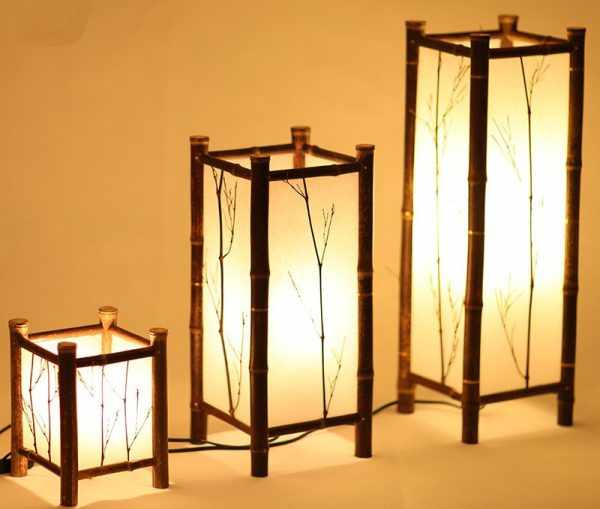 Напольные лампы в японском стиле