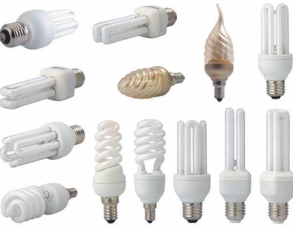Виды плафонов энергосберегающих ламп