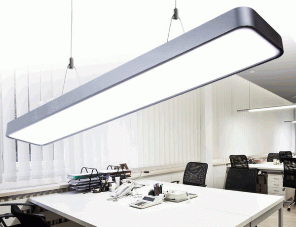 Подвесной офисный светодиодный светильник