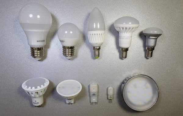 Светодиодные лампочки с различным цоколем
